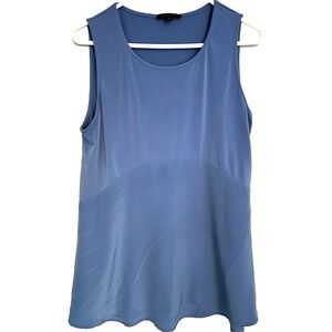 Rachel Zoe A Pea In The Pod Tank Top Womens Medium Blue‎ Maternity Sleeveless